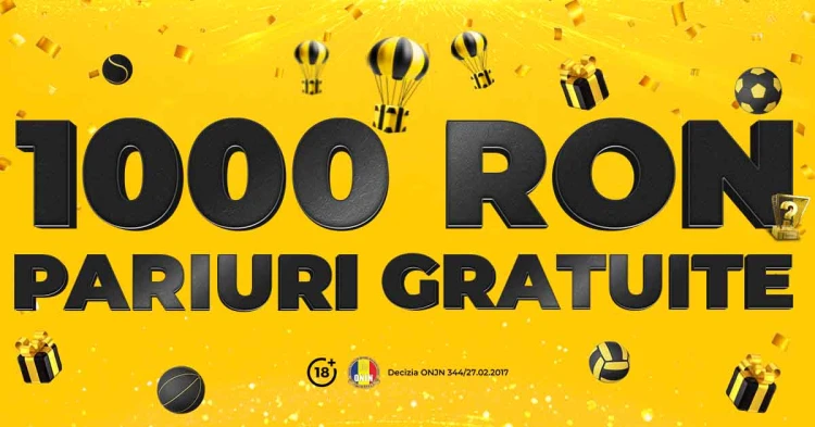 Joacă la pariuri cu 1000 de RON GRATIS de  la Fortuna!